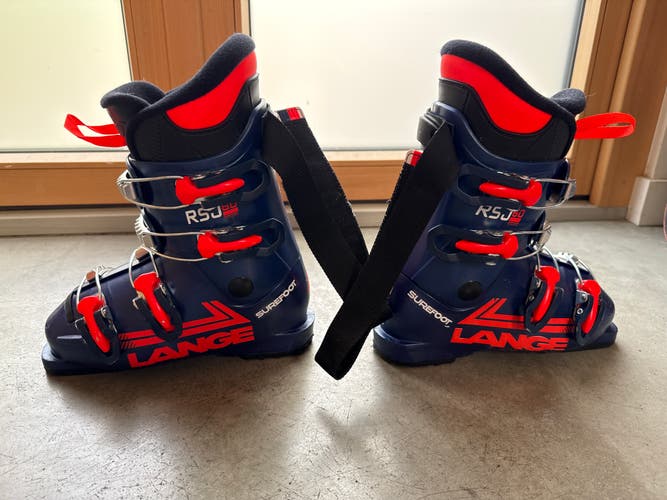 Mondo 20 & 20.5 Kid's Lange Racing RSJ 60 Ski Boots (Used)