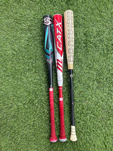 BBCOR Certified Bats (-3) 29 oz 32" and 33” Prices in description