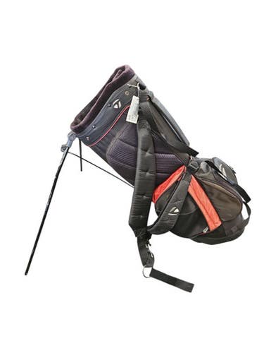 Used Taylormade BLACK AND RED Mens Stand Bag None 11850-S000024411