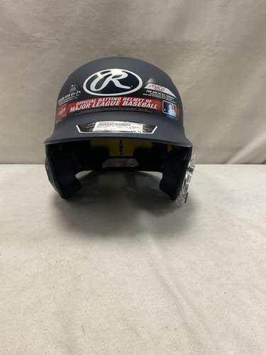 Used Rawlings 6 7/8 - 7 5/8 Batting Helmet No Mask Navy Blue One Size 11490-S000272762