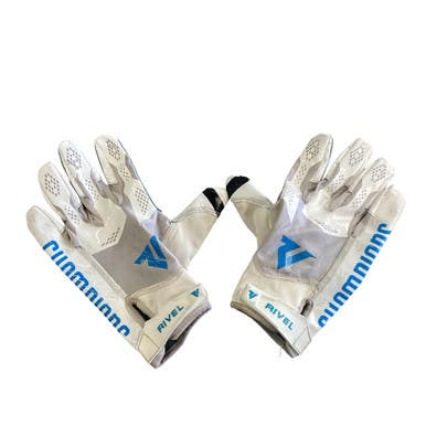 Used RIVEL CHAMPIONS GLOVES FB Gloves White MD 11760-S000091514