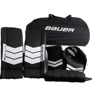 L/XL Bauer Learn to Save Regular Goalie Full Set (Used) 26” Leg pads