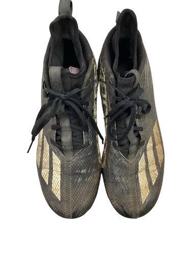Used Adidas Adult FB Cleats Black Senior 10.5 11613-S000182140