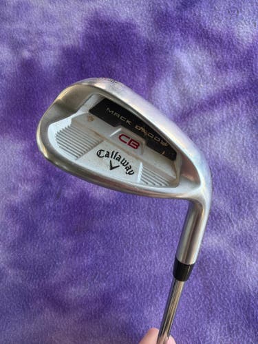 Men's Callaway Mack Daddy CB Wedge Right Handed 60 Degree Steel Shaft (Used)