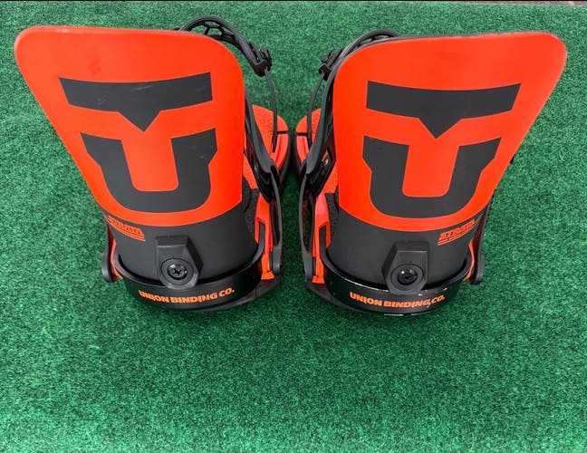 Orange Union Strata Snowboard Bindings (Used) | XL