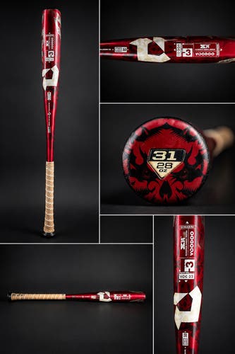 2025 DeMarini Voodoo One Alloy BBCOR Certified Bat (-3) 28 oz 31" (Used)
