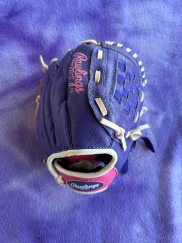 Pink Rawlings Highlight Series RH Pitcher's Baseball Glove 10" (Used)