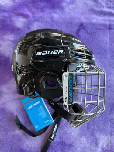 Black Medium Bauer IMS 5.0 Helmet (New)
