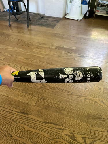2022 DeMarini The Goods One Piece Alloy BBCOR Certified Bat (-3) 30 oz 33" (Used)