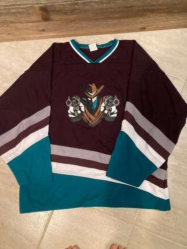 Athletic Knit adult hockey Jersey (Used) - mighty ducks