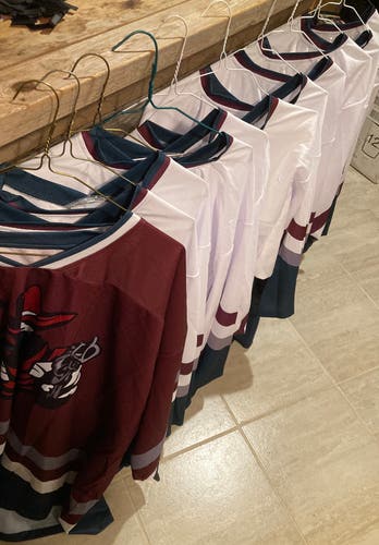 Mens League Adult jersey set - XL (Used) mighty ducks