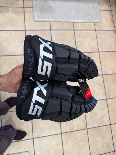 14” STX Halo hockey gloves