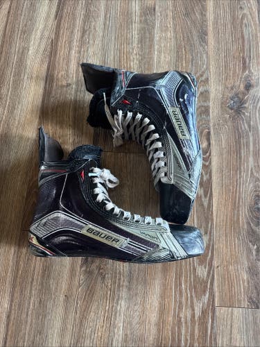 Bauer Vapor 1X Custom Pro Stock Ice Skates Boot Only 9 3/4 Mens