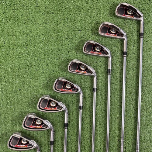 Taylormade Burner Plus Iron Set 4-PW AW 85g Steel Regular Flex Right Handed