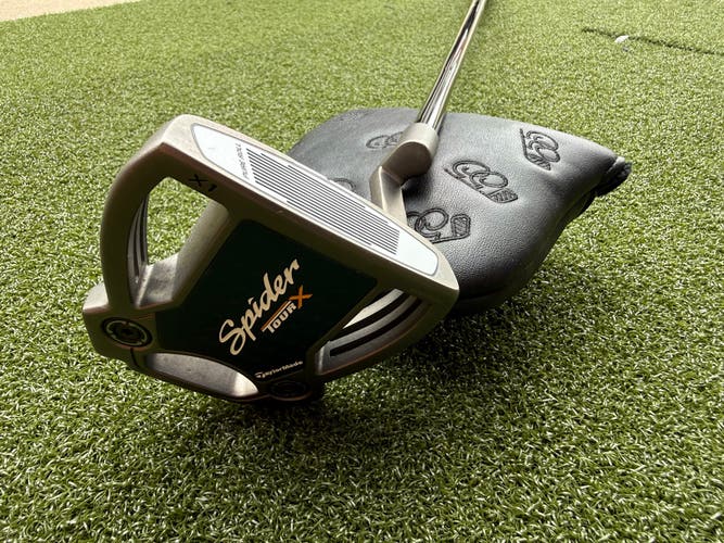 Unisex TaylorMade Spider Tour X Mallet Right Handed Putter 35.25" (Used)