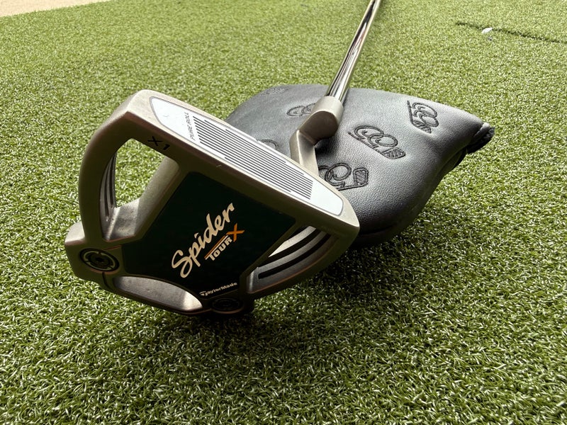 Unisex TaylorMade Spider Tour X Mallet Right Handed Putter 35.25" (Used)