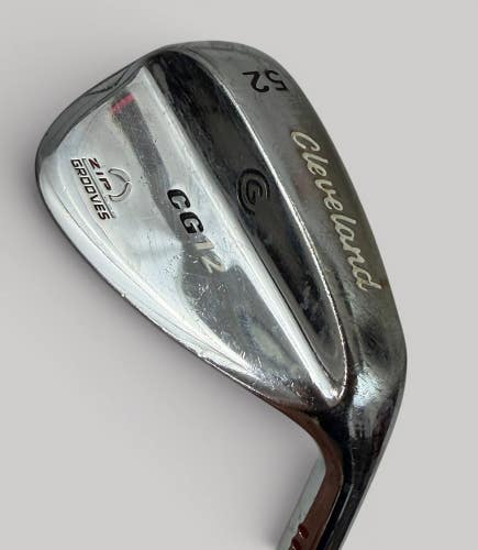 Cleveland CG12 52 Steel Wedge Iron Zip Grooves RH