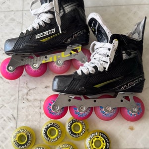 Bauer Vapor X3 Inline Skates Regular Width Size 5 with indoor and outdoor wheels (lightly Used)