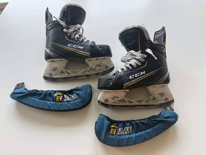 2018 CCM Tacks 9090 Hockey Skates Regular Width Size 4 (Used)