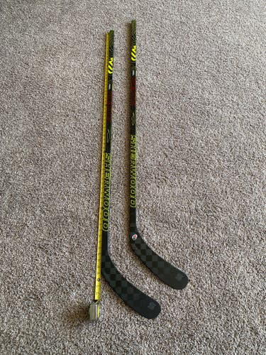 Sher-Wood Rekker Legend Pro Right Handed Hockey Stick P92 Senior 75 Flex Pro Stock (Lightly Used)