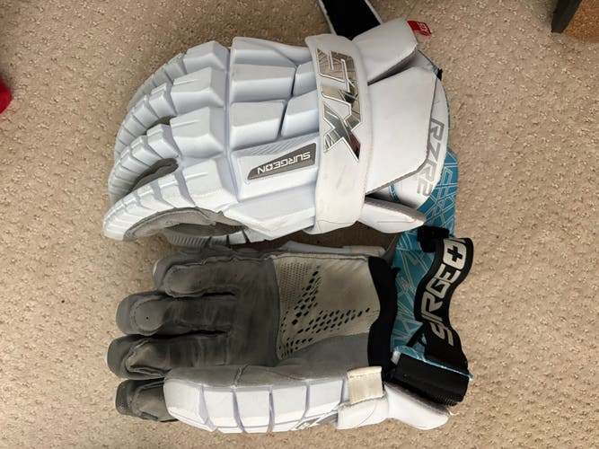 STX Surgeon RZR2 Lacrosse Gloves (Used)