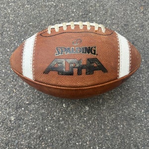 Spalding Alpha Leather Football NFHSSQ PSI 13