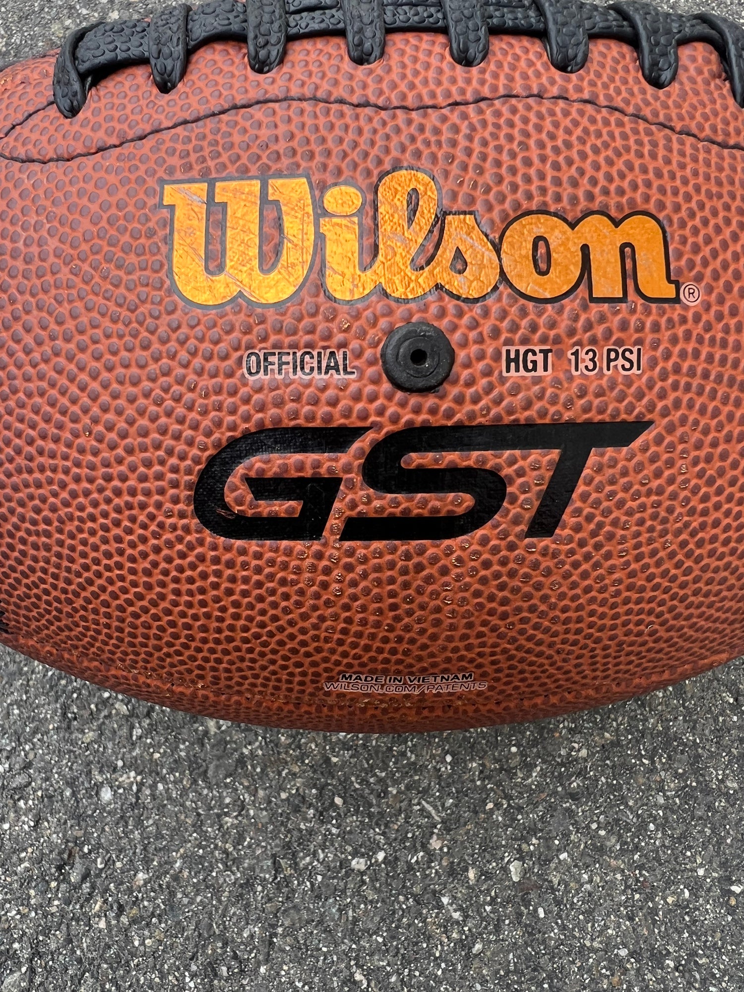 Wilson GST TDJ Composite Football | SidelineSwap | Buy and Sell on