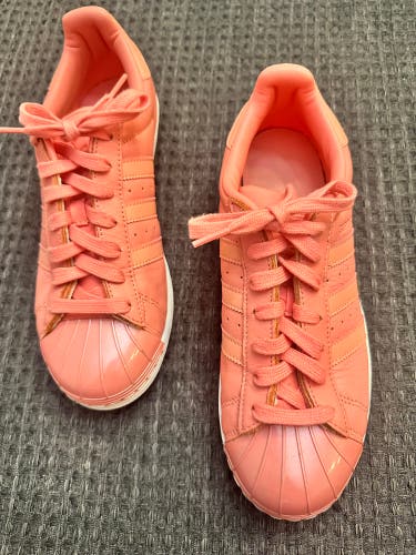 Adidas superstars BY9750 with metal shell toe Rose