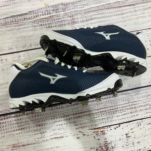 Blue Mizuno Vapor Elite 7 Metal Cleats I Size 5 (New)