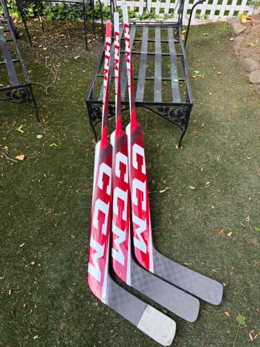 Senior CCM Extreme Flex 5 Regular Goalie Stick 26" Paddle Pro Stock