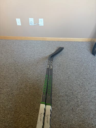 Senior CCM JetSpeed FT6 Pro Right Handed Hockey Stick P86 85 Flex Pro Stock (Used)