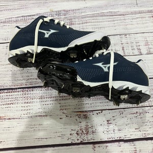 Navy Mizuno Vapor Elite 7 Metal Cleats I Size 7 (New)