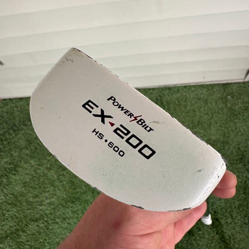 PowerBilt EX-200 Putter – White/Black – Good Used Condition 35”