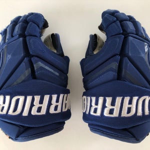 Warrior Pro Hockey Gloves - Junior - Size 10" - Royal Blue