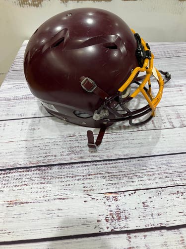 Maroon Youth Medium Schutt Vengeance A3 Helmet (Used)