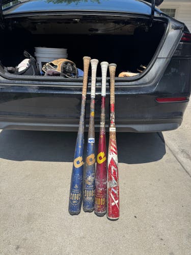 Used BBCOR bats