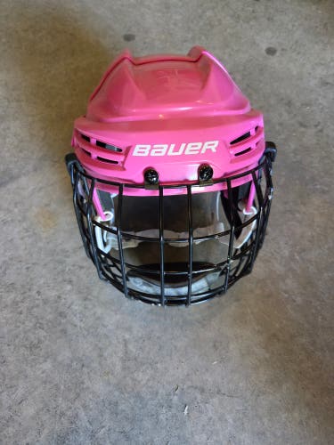 Pink Youth Bauer Prodigy Helmet (Used)