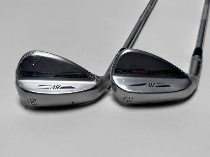 LEFTY Titleist Vokey SM10 Tour Chrome Wedge Set 54* 14 | 58* 14 Steel LH NEW