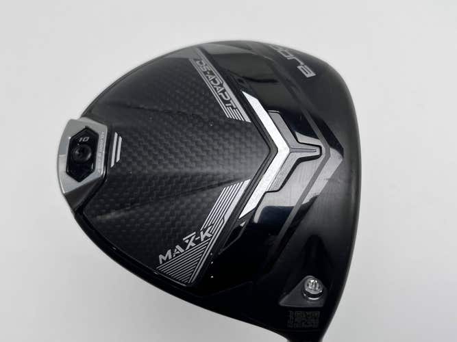 Cobra DS-ADAPT MAX K Driver 10.5* Vanquish 4R Regular Graphite Mens RH