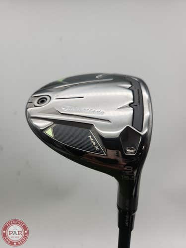 2025 TAYLORMADE QI35 MAX 3 WOOD 15.5* STIFF MITSU KAILI BLUE 75S DEMO