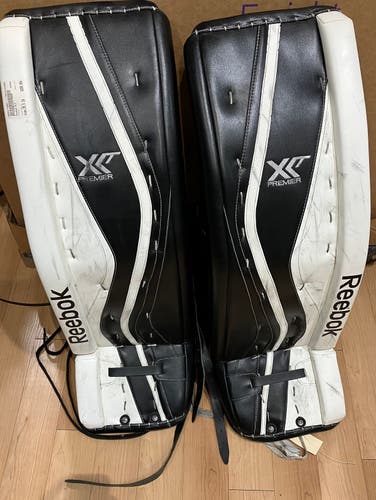 Senior Reebok Premier XLT Goalie Leg Pads I 36+1.5 (Used)
