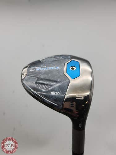 2024 CALLAWAY PARADYM AI SMOKE MAX 5 WOOD 18* LADIES PROJX CYPHER FORTY 4.0 +HC