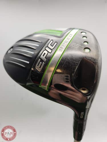 2021 CALLAWAY EPIC SPEED DRIVER 10.5* STIFF ALDILA ROGUE WHITE VERYGOOD