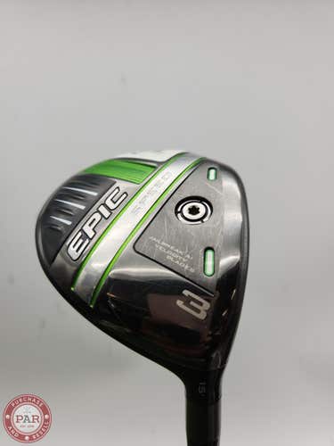 2021 CALLAWAY EPIC SPEED 3 WOOD 15* STIFF HZRDUS SMOKE IM10 70G VERYGOOD