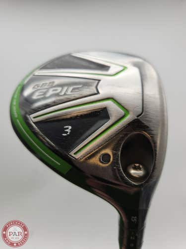 2017 CALLAWAY GBB EPIC 3 WOOD 15* REG ALDILA ROGUE MAX 75 FAIR