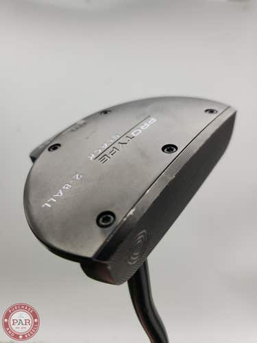 2013 ODYSSEY PROTOTYPE BLACK 2 BALL PUTTER 35" VERYGOOD