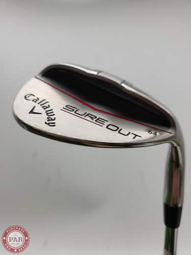 2017 CALLAWAY SURE OUT WEDGE 64* REG NIPPON NS PRO 950GH 34.5" GOOD