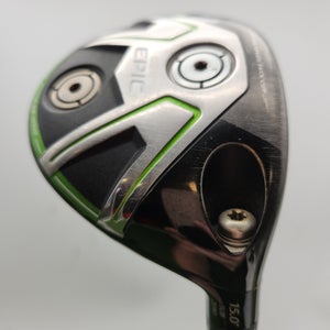 2017 CALLAWAY GBB EPIC SUBZERO 3 WOOD 15* REG PROJECTX HZRDUS T800 65G GOOD