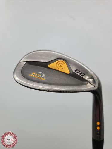 2007 CLEVELAND CG14 BLACK PEARL WEDGE 56*/14 REG STEEL 35.25" GOOD
