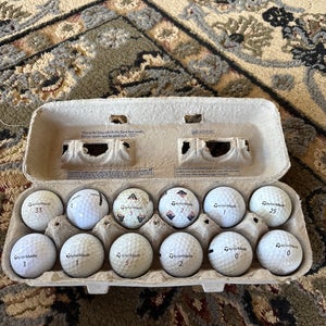 TaylorMade Balls 12 Pack (1 Dozen) (Used)